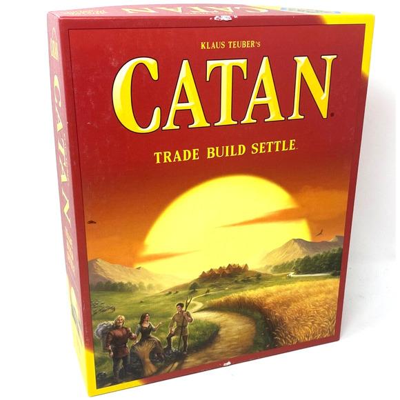 Klaus Teuber's Catan CT 3071 Trade Build Settle Board Game 5th Ed. New Open Box - Picture 2 of 12